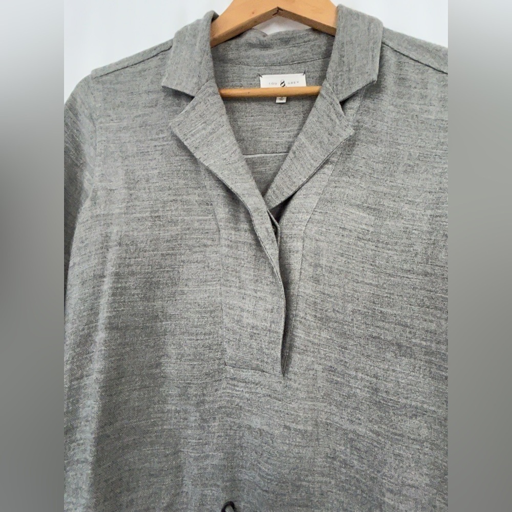 Lou & Grey Size Small Dress Tie at Front Great Condition Gray - Picture 3 of 9